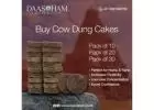 cow dung cakes for Satyanarayan Puja